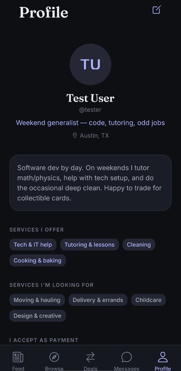 Grek Mate fictional user profile
